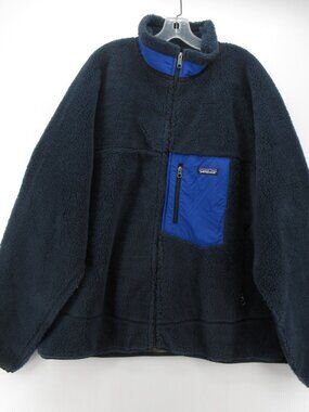 Patagonia Jacket XXL Retro X Deep Pile Fleece 2009 Classic Full Zip